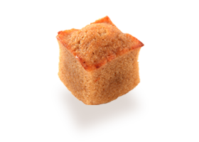 Caramel bite-size lava cake