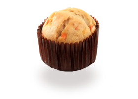 Carrot and cumin mini-muffin